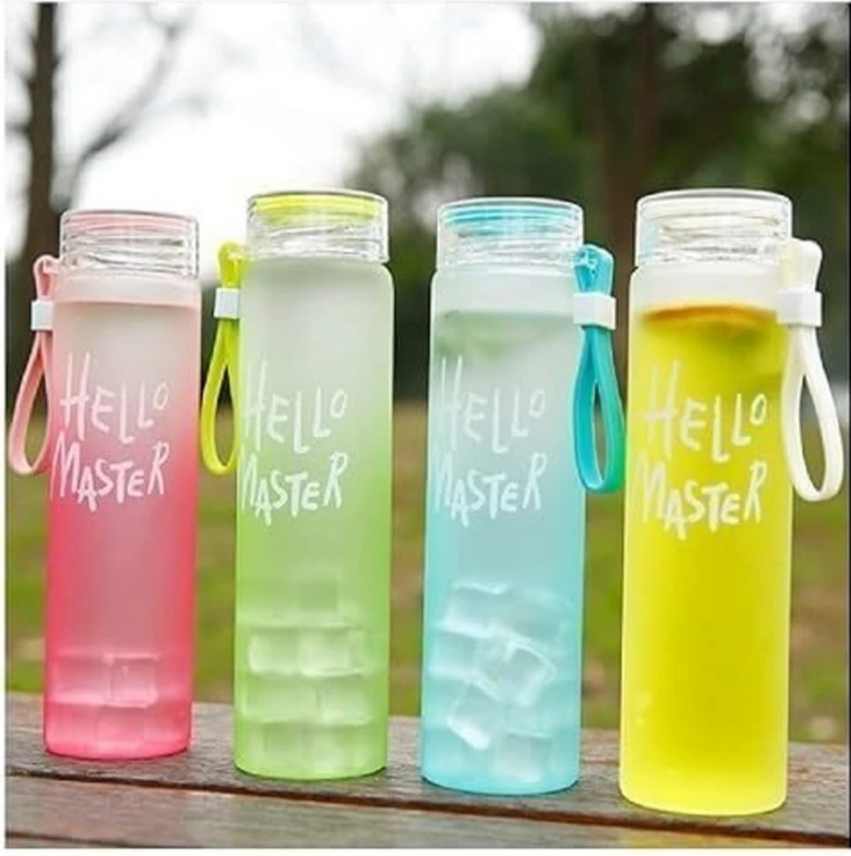 Frosted Glass Bottle