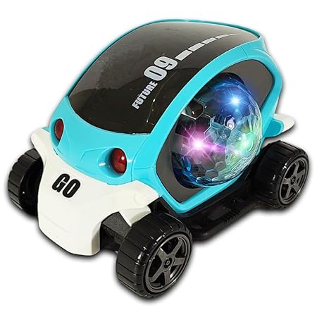 Battery Operated Car Toy with Music & 4D Vibrant Light Effects