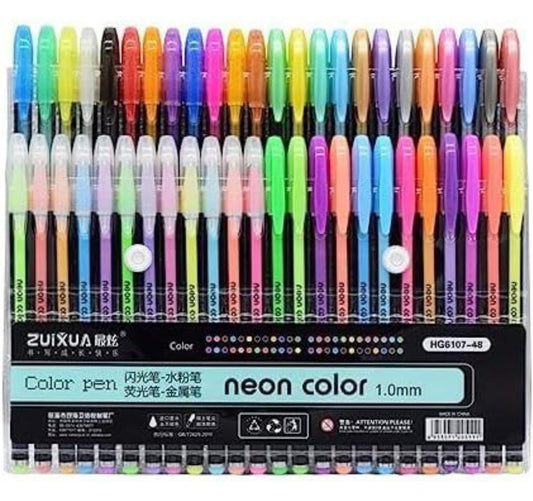 Neon Pen set -  Pack of 48