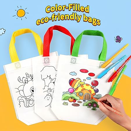 DIY Colour Bags (Random Designs)