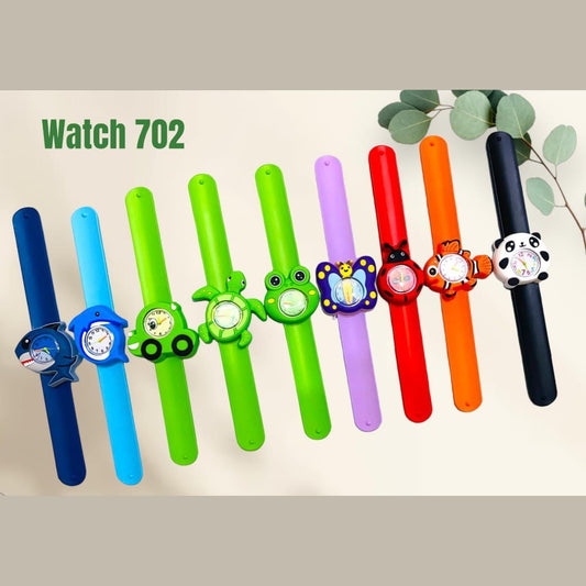 Kids Slap Band With Watch