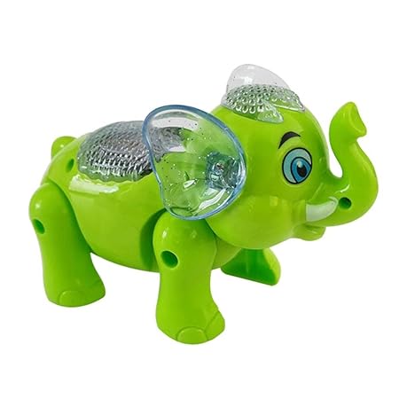 Clever Elephant Electric Toy with Musical Flash Lightning