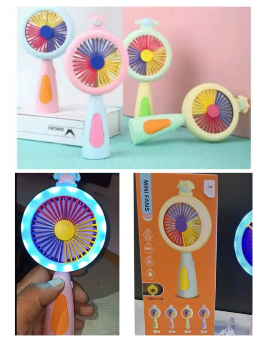Handheld Fan with Lights