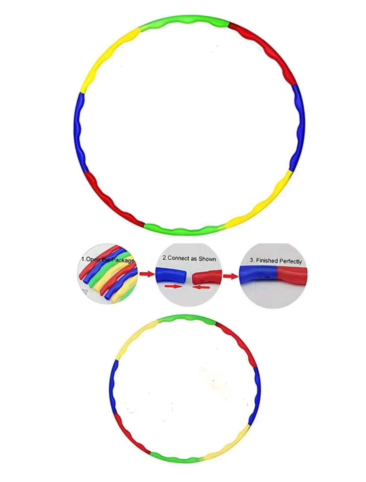 Hula Hoop Ring (8 Inter Lockable Pieces)