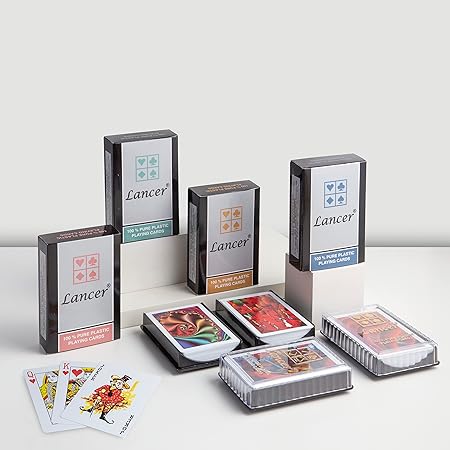 Premium Plastic Playing Cards (Taash) - Pack of 1