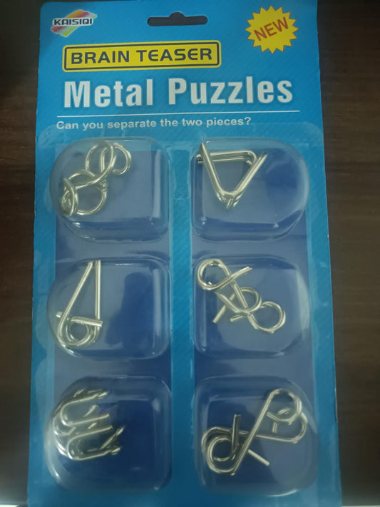 Metal Puzzle - 8 Pcs