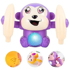 Monkey Toy with Musical, Dancing, Spinning, Rolling