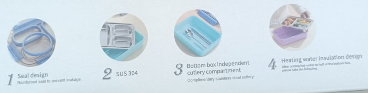 Moon talk Stainless Steel Lunch Box