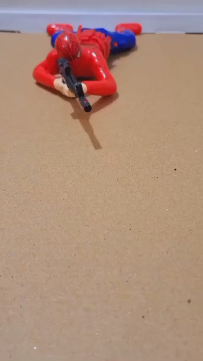 Crawling Spiderman with Gun