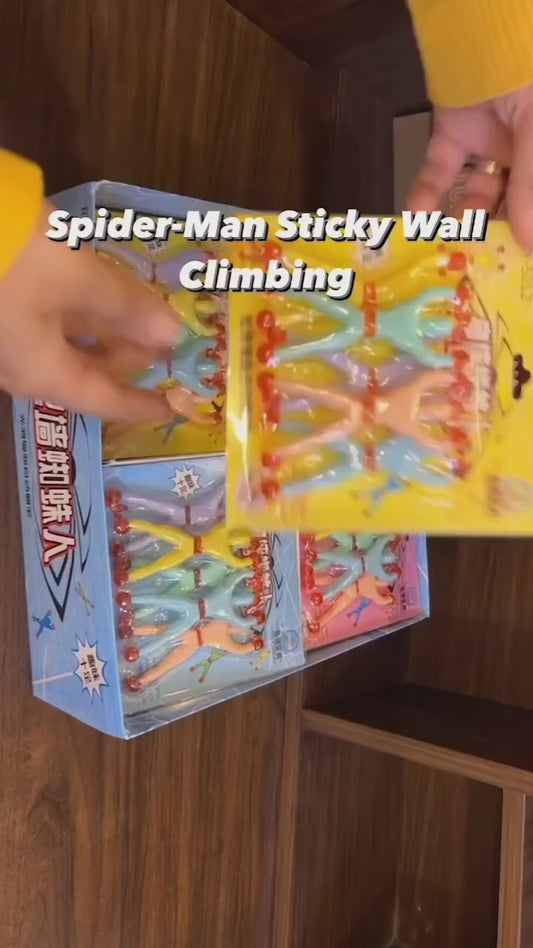 Wall climbing sticky spiderman 🕷️
