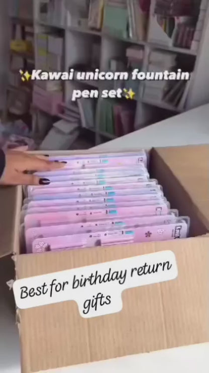 Unicorn Fountain Pen Set