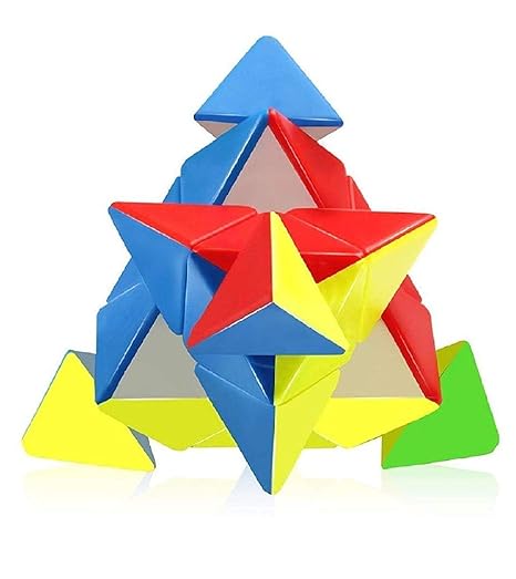 Pyramid Cube (3*3 Multicolour)