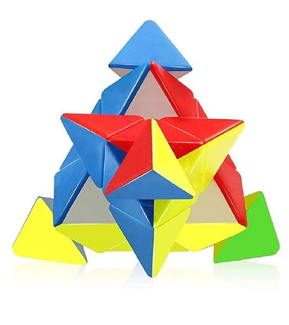 Pyramid Cube (3*3 Multicolour)